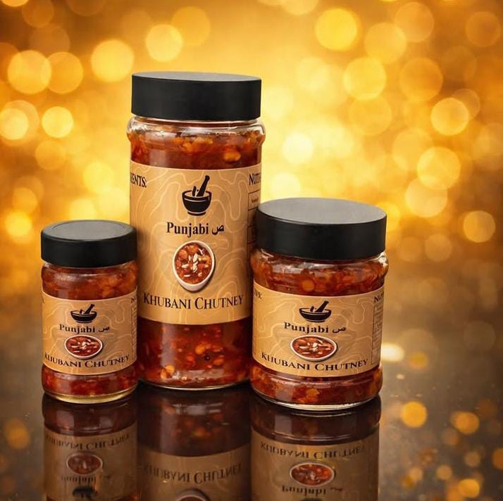 Punjabi Suad™ "Khubani Chutney – Sweet Apricot Preserve with Nuts"