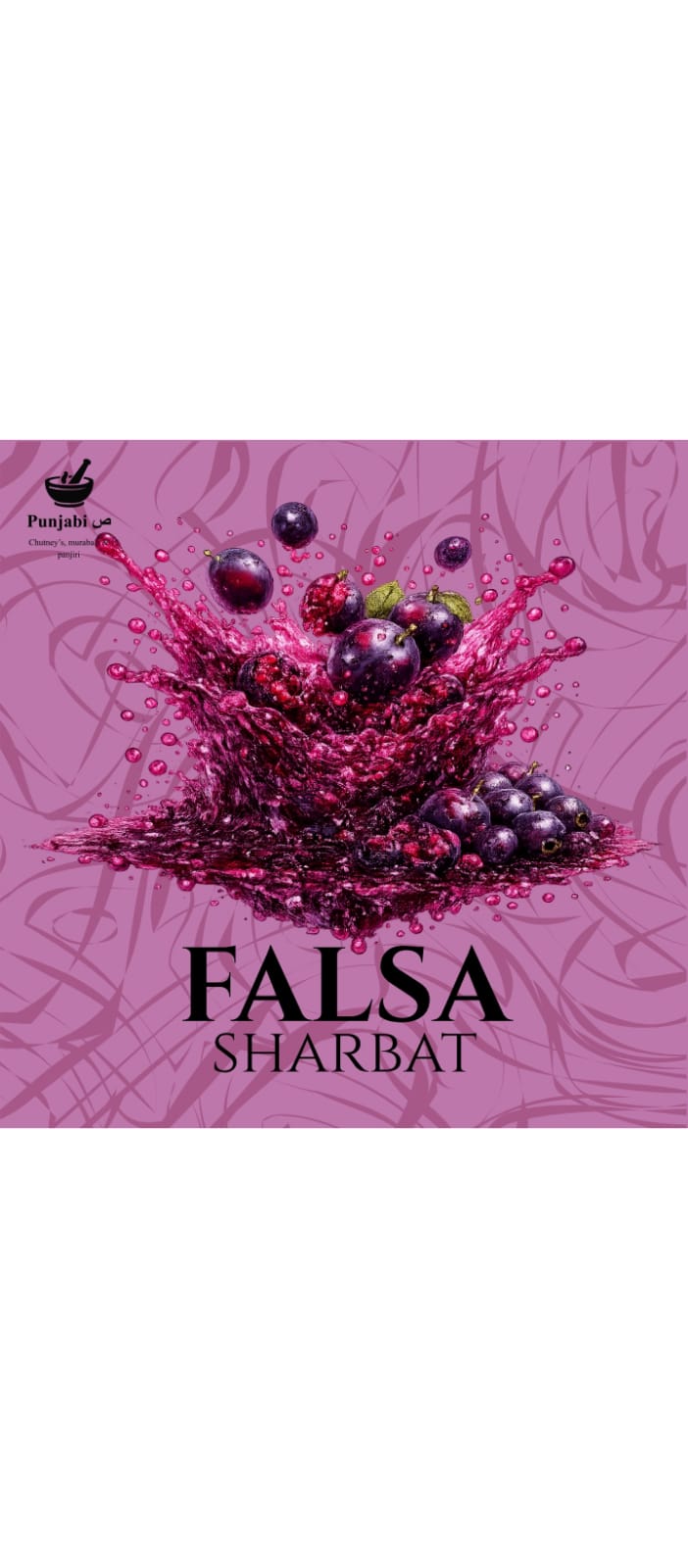 Punjabi Suad™ Falsa Sharbat – Refreshing Berry Drink