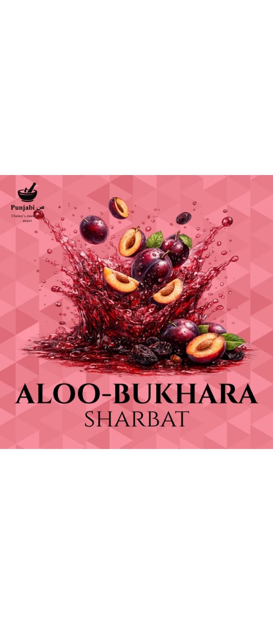 Punjabi Suad™ Aloo-Bukhara Sharbat – Sweet & Tangy Plum Drink