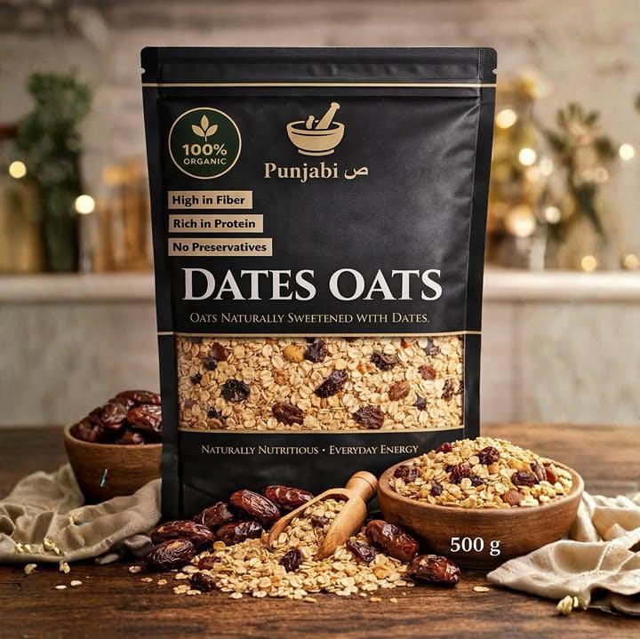Punjabi Suad™ Date's Oats  500g