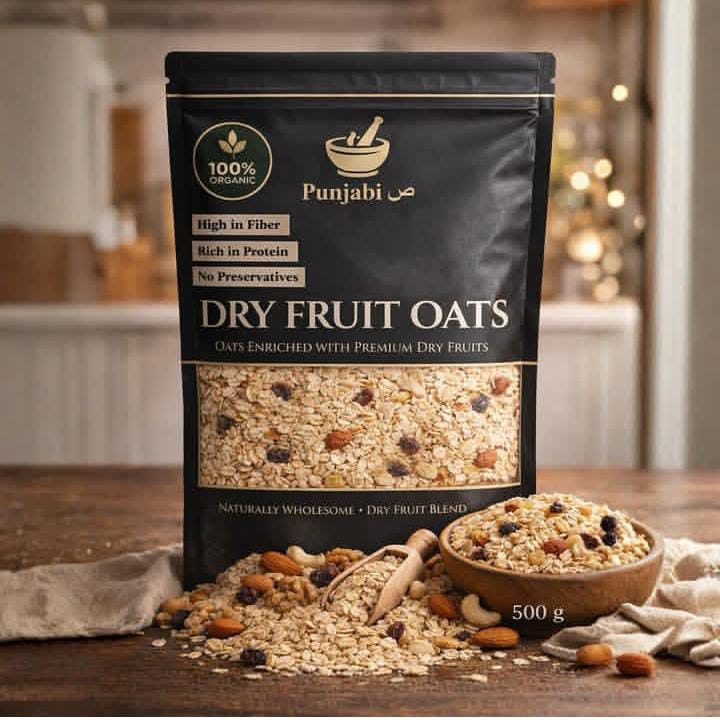 Punjabi Suad Dry Fruit Oats – Premium Oats Enriched with Dry Fruits