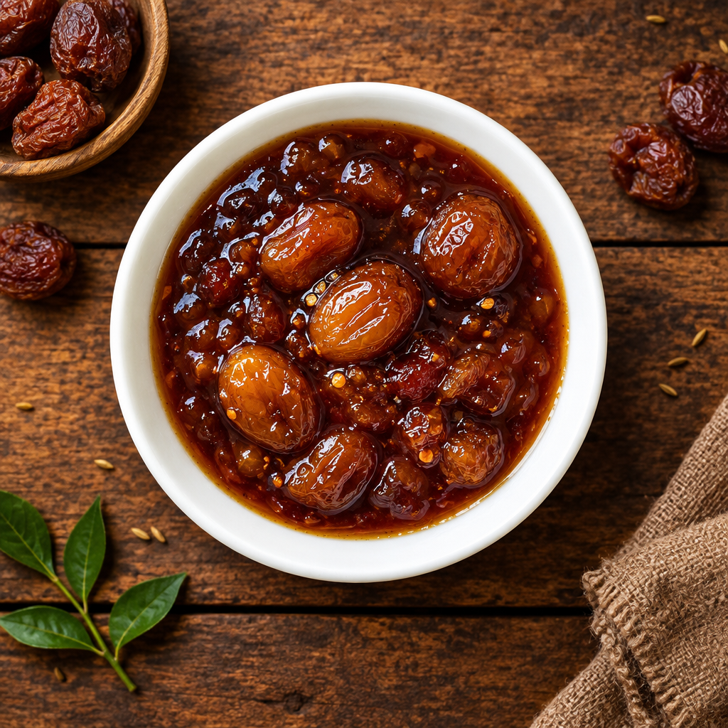 Aloo Bukhara Chutney Bowl